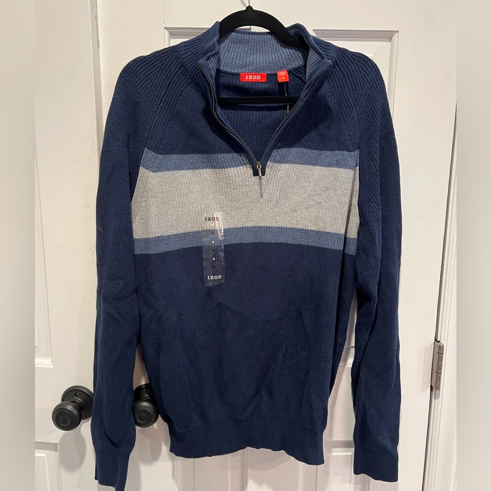 Quarter zip up sweater